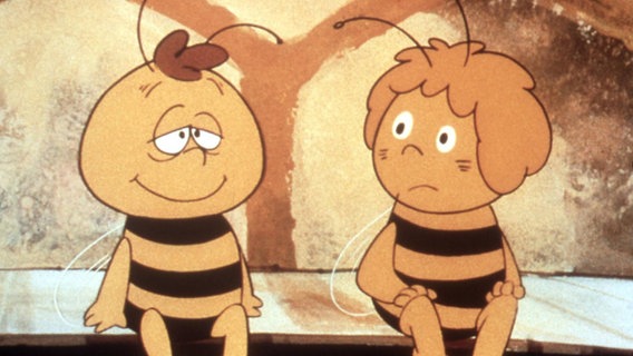Zu sehen ist ein Ausschnitt der Zeichentrickserie "Die Biene Maja". © imago / United Archives Foto: United Archives