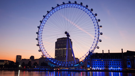 Blick auf London Eye © picture alliance / Photoshot 