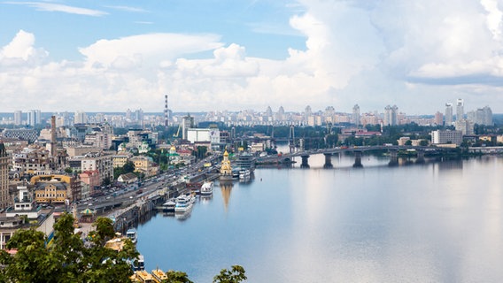 Ukrainian capital Kyiv from above.  © picture alliance / pressefoto_korb |  Micha Korb Photo: Micha Korb