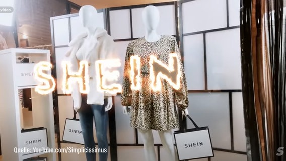 Screenshot aus einem YouTube-Video von Simplicissimus zu dem Fashion-Konzern Shein. © Screenshot YouTube.com/Simplicissimus 