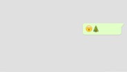Das Bild zeigt einen Whatsappchat, in dem unter anderem ein Smiley- und ein Weihnachtsbaum-Emoji zu sehen sind. © Android/Google Foto: Screenshot