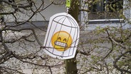 Emoji im Käfig © N-JOY Foto: Eva Köhler / Judith Böse