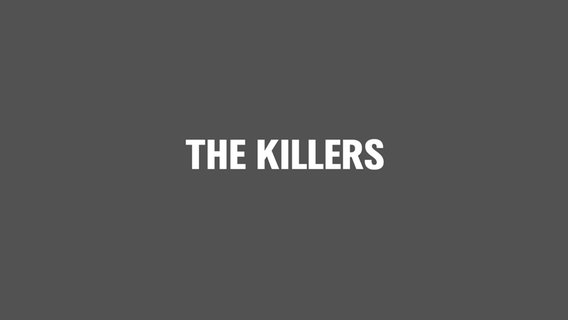 Texttafel The Killers © N-JOY Foto: N-JOY