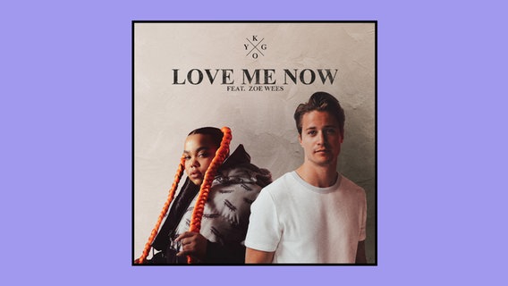Ein Plattencover: "Love Me Now" - Kygo feat. Zoe Wees © SMI/ b1 