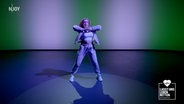 Das Bild zeigt die Tanzchoreografin Alex in einem Tanzvideo zur Aktion "Lasst uns Leben retten". © N-JOY / NDR Foto: Screenshot