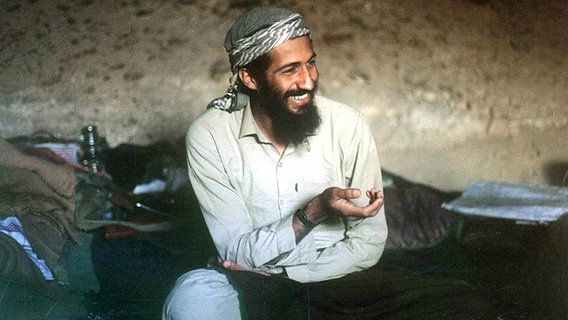 Osama Bin Laden, Chef des Terrornetzwerks Al Kaida © dpa - Bildfunk 