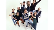 Das N-JOY Team in den 90er Jahren © N-JOY 